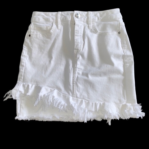 SAM EDELMAN WHITE DENIM SKIRT - Picture 1 of 7